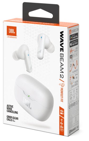 Гарнітура JBL WAVE BEAM 2 White (JBLWBEAM2WHT)