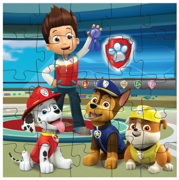 Пазл Dodo 3 в 1 Paw Patrol, Готові до роботи (200579)