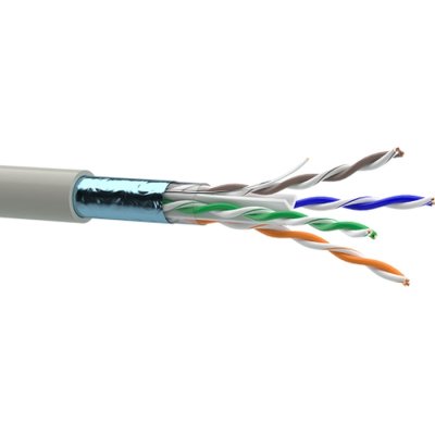 Кабель мережевий OK-Net FTP cat.6 305м (F/UTP-cat.6) (КПВЭ-ВП (250) 4х2х0,54)