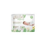 Підгузки Giggles Natural 1 Newborn 2-5 кг 40 шт (8680131206377)