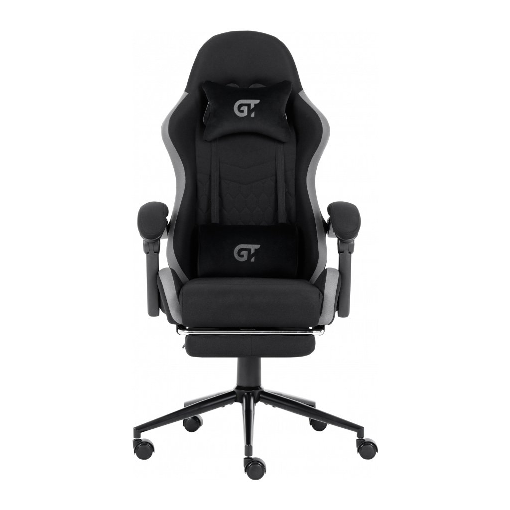 Крісло ігрове GT Racer X-2324 Black/Gray (X-2324 Fabric Black/Gray)