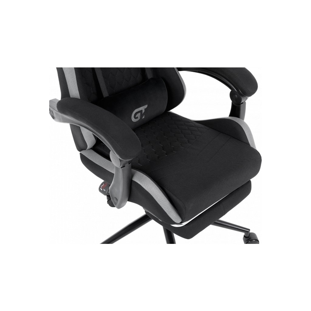 Крісло ігрове GT Racer X-2324 Black/Gray (X-2324 Fabric Black/Gray)