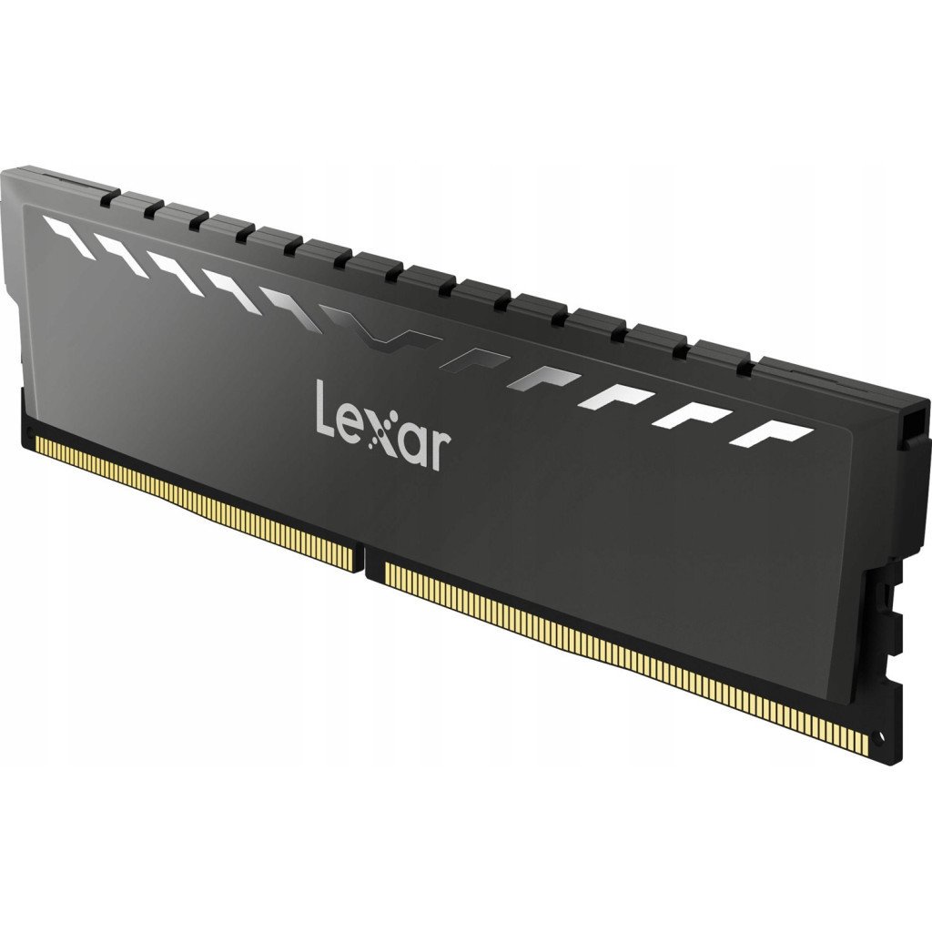 Модуль пам’яті для комп’ютера DDR4 16GB (2x8GB) 3200 MHz Thor Dark Gray Lexar (LD4BU008G-R3200GDXG)