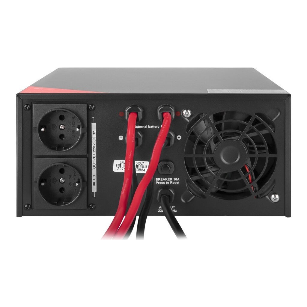 Пристрій безперебійного живлення LogicPower LPM – PSW-1500VA, 1050W, Black (22754)