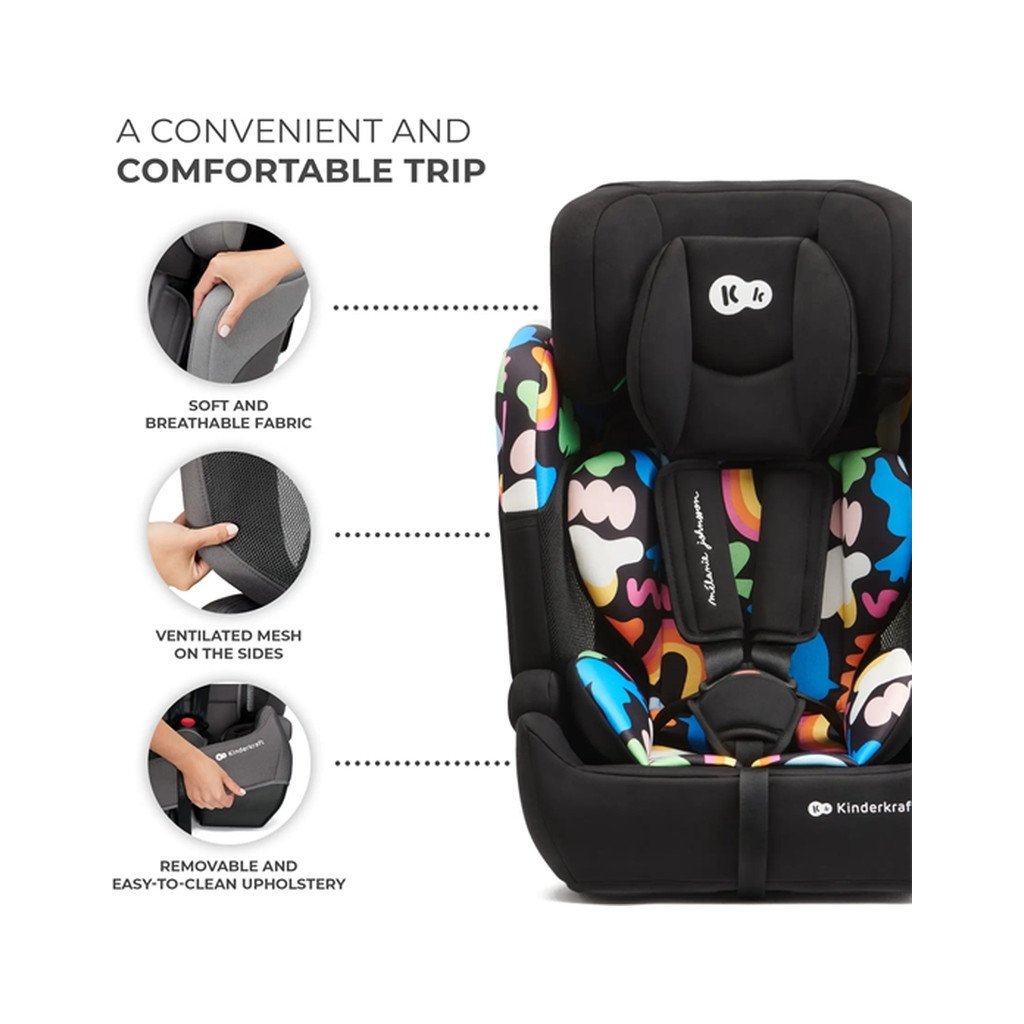 Автокрісло Kinderkraft Comfort Up i-Size Happy Shapes (KCCOUP02HAP0000) (5902533925476)
