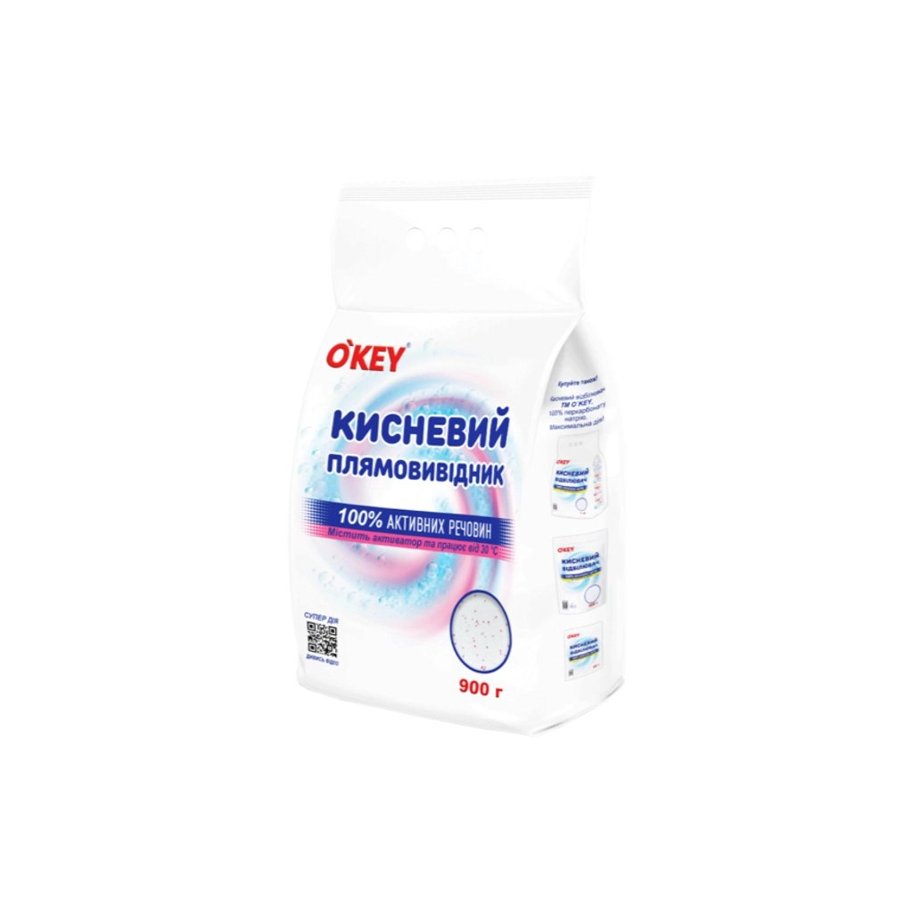 Засіб для видалення плям O’KEY Кисневий 100% 900 г (4820049384253)
