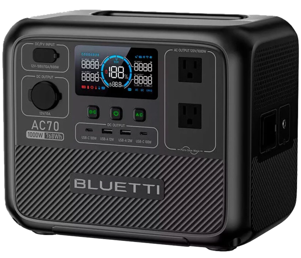 Портативна зарядна станція Bluetti AC70