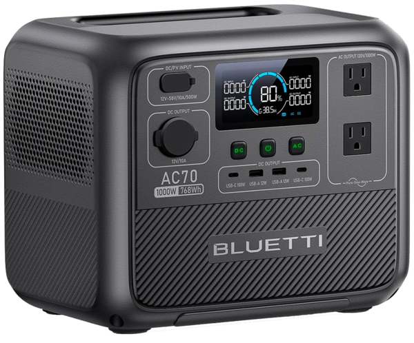 Портативна зарядна станція Bluetti AC70