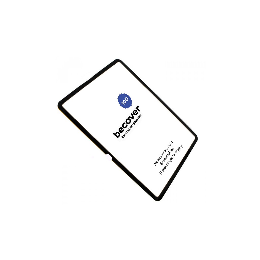 Скло захисне BeCover 10D Apple iPad 10.9″ 2022/2023 Black (710576)