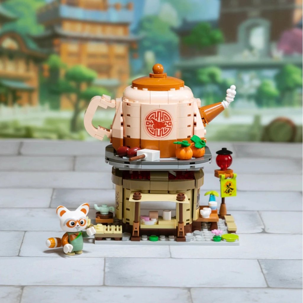 Конструктор Pantasy Kung Fu Panda Кунгфу Панда Міні Вид на вулицю – Чайна лавка Шифу (86507)