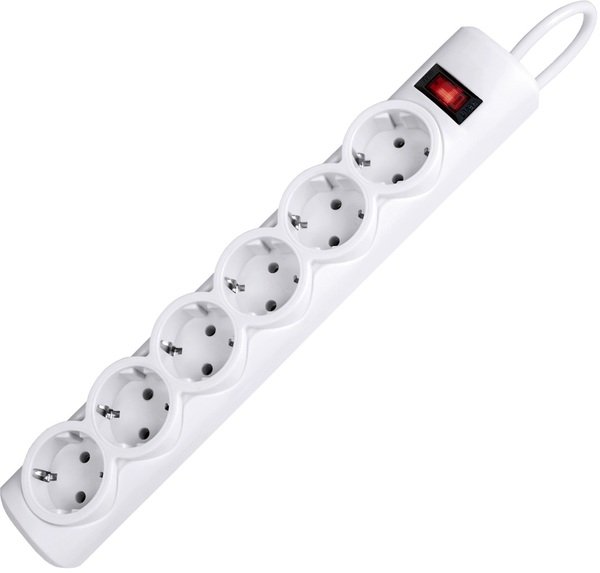 Мережевий фільтр Defender DFS 153 3m 6 роз. White (99490)