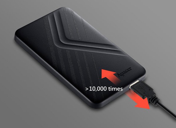 Зовнішній жорсткий диск 2.5″ 5TB Apacer (AP5TBAC236B-1)