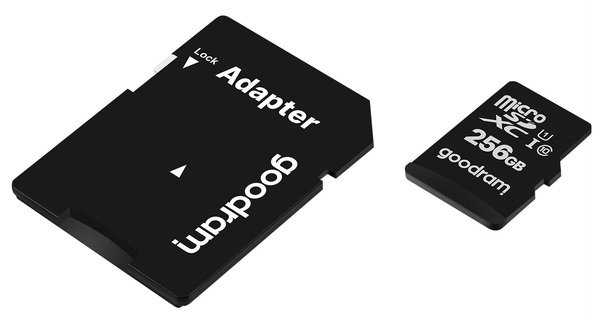 Карта пам’яті GoodRam microSDXC 256GB UHS-I (M1AA-2560R12) + SD адаптер