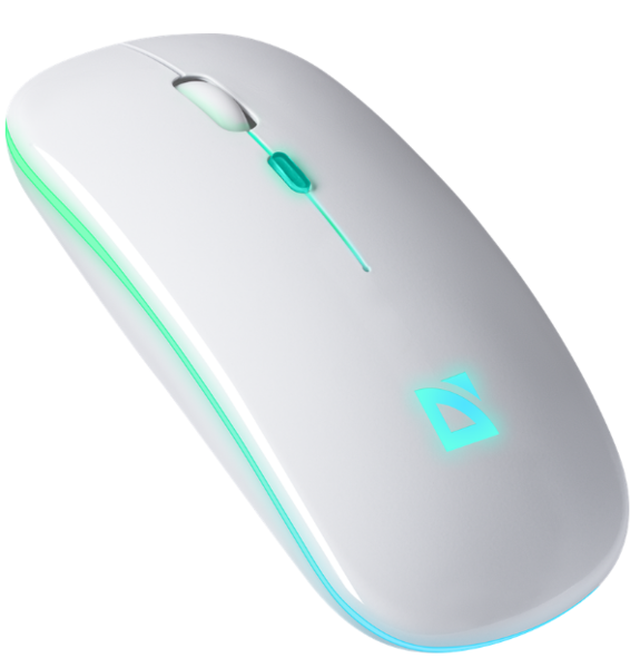 Мишка Defender Touch MM-997 Silent Wireless RGB White (52998)