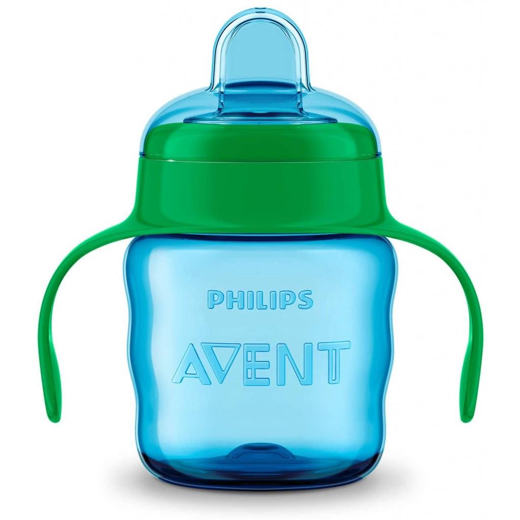 Поїльник-непроливайка Philips AVENT з м’яким носиком 200 мл блакитний, 6 міс+ (SCF551/05)