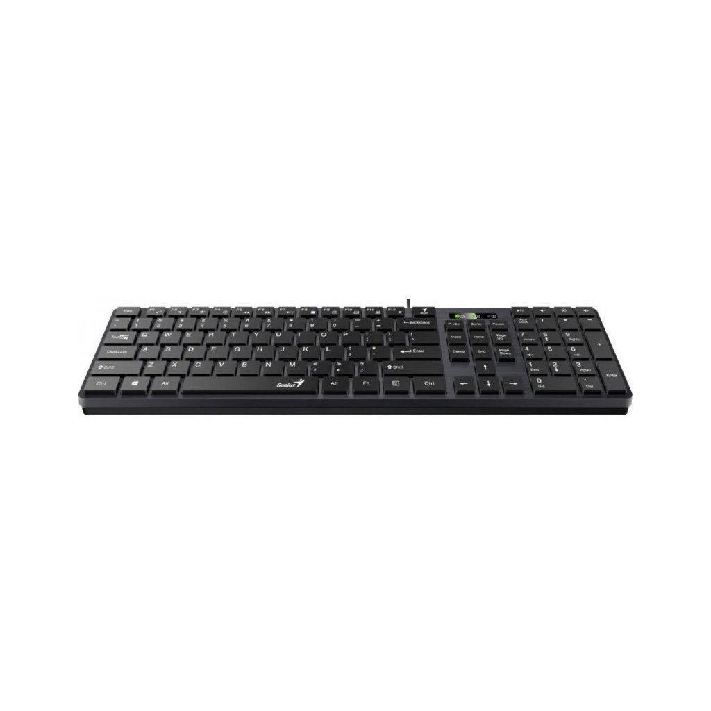 Клавіатура Genius SlimStar 126 USB Black Ukr (31310017407)