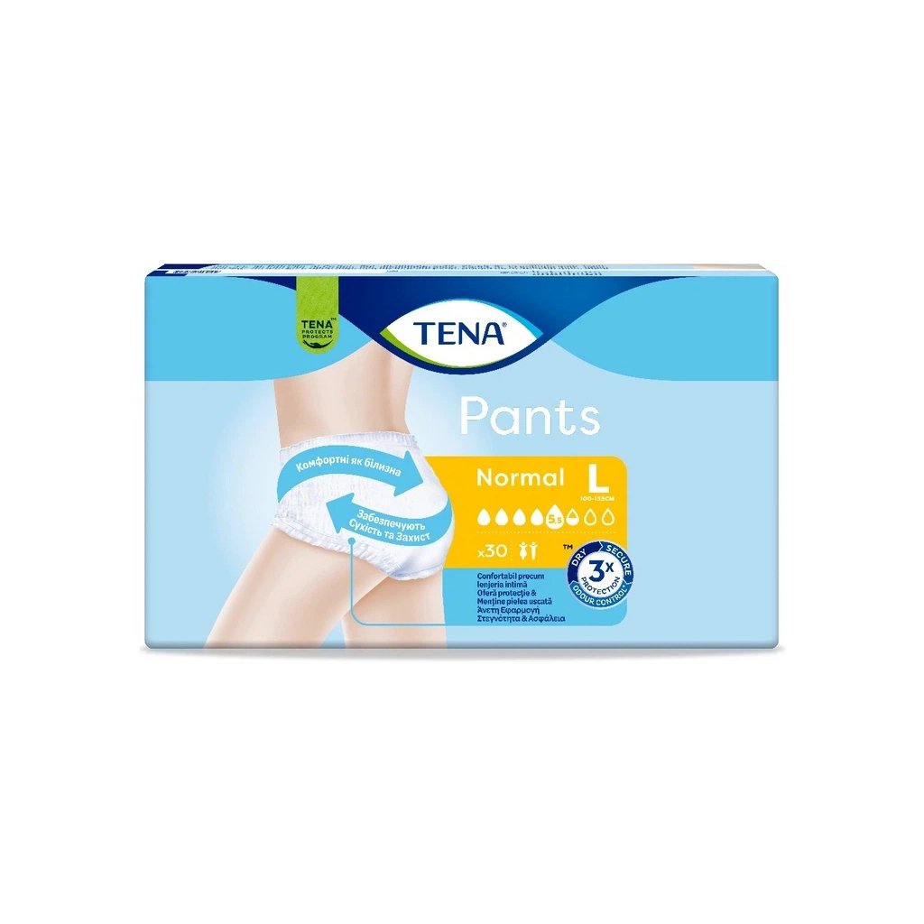 Підгузки для дорослих Tena трусики Pants Normal Large 30 шт (7322541150895)