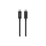 Дата кабель THUNDERBOLT 4, 40Gbps, 100W, 2m Black Belkin (INZ002BT2MBK)