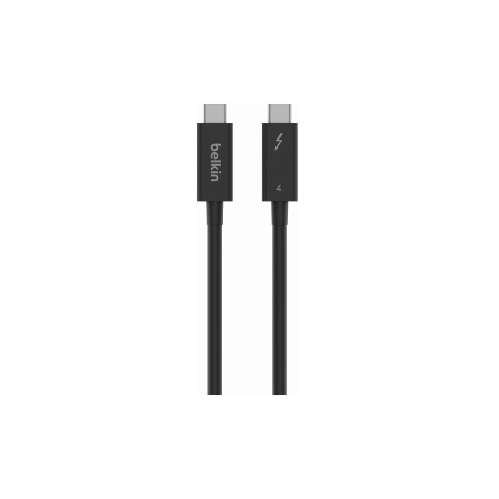 Дата кабель THUNDERBOLT 4, 40Gbps, 100W, 2m Black Belkin (INZ002BT2MBK)