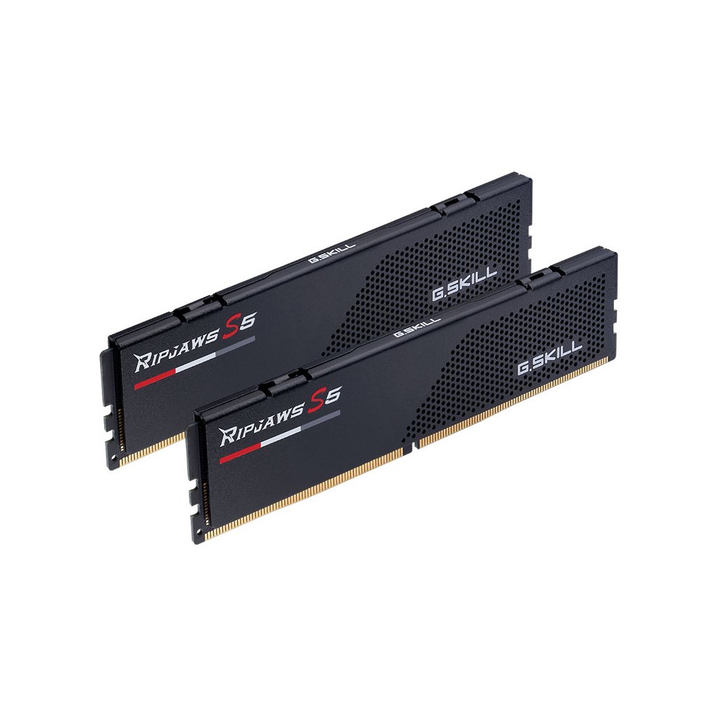 Модуль пам’яті для комп’ютера DDR5 32GB (2x16GB) 6000 MHz Ripjaws S5 Black G.Skill (F5-6000J3636F16GX2-RS5K)