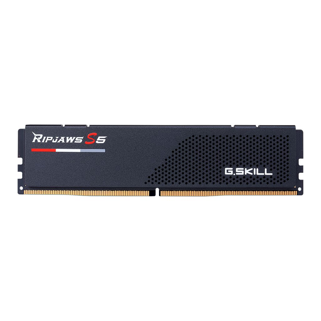 Модуль пам’яті для комп’ютера DDR5 32GB (2x16GB) 6000 MHz Ripjaws S5 Black G.Skill (F5-6000J3636F16GX2-RS5K)