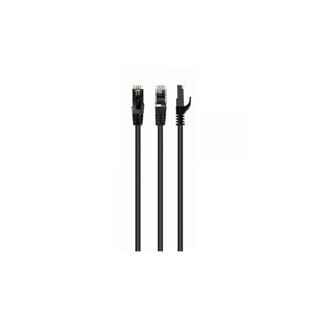 Патч-корд 15м S/FTP Cat 6A CU LSZH black Cablexpert (PP6A-LSZHCU-BK-15M)
