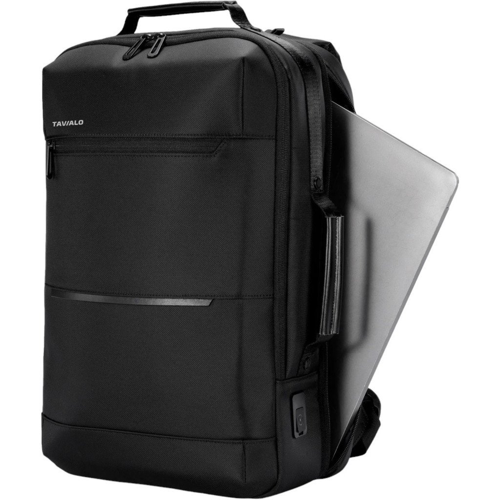 Рюкзак для ноутбука Tavialo 15.6″ Smart TB20-2 black, 20л, 45х29х16,5см (TB20-224BL)