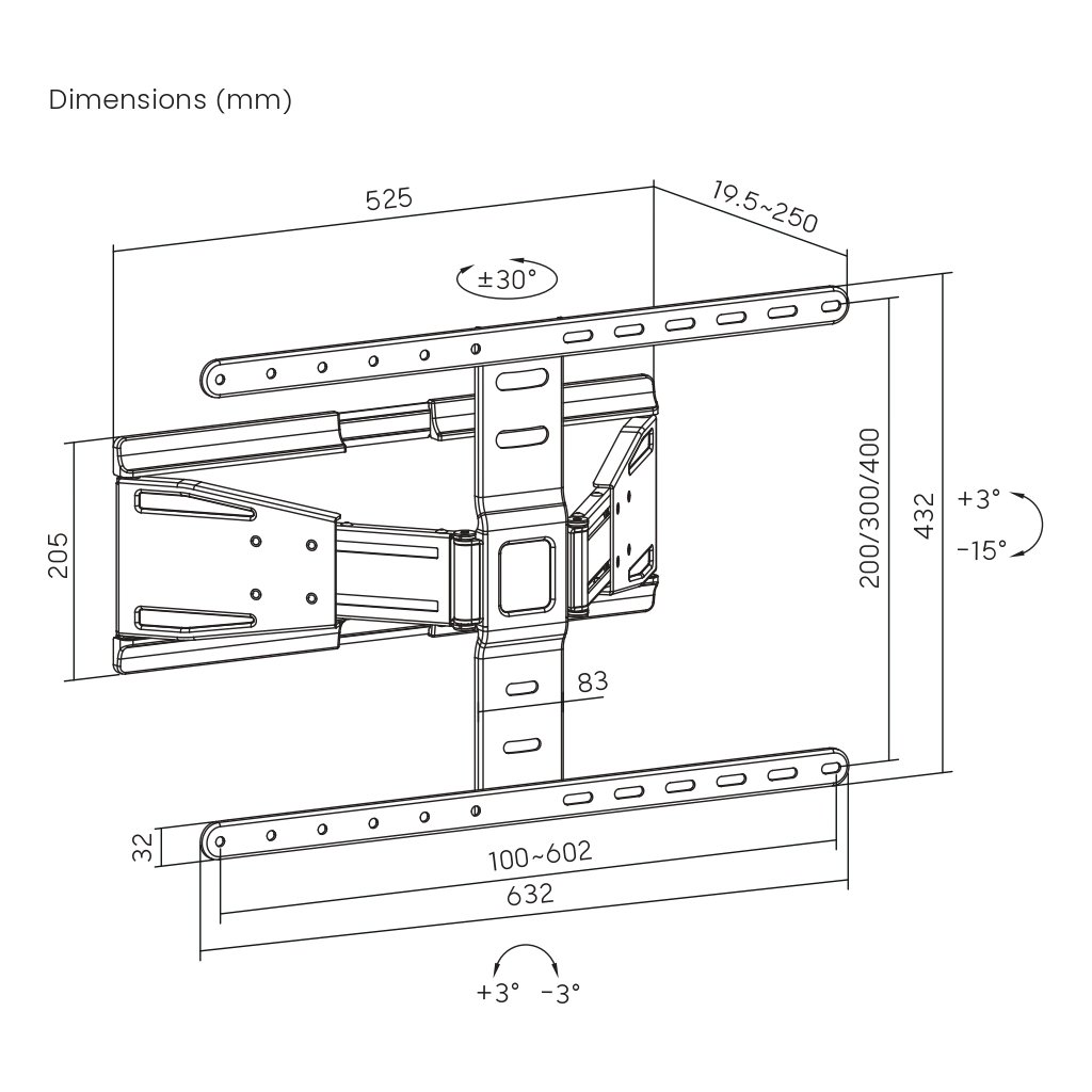 Кронштейн UniBracket Slim64