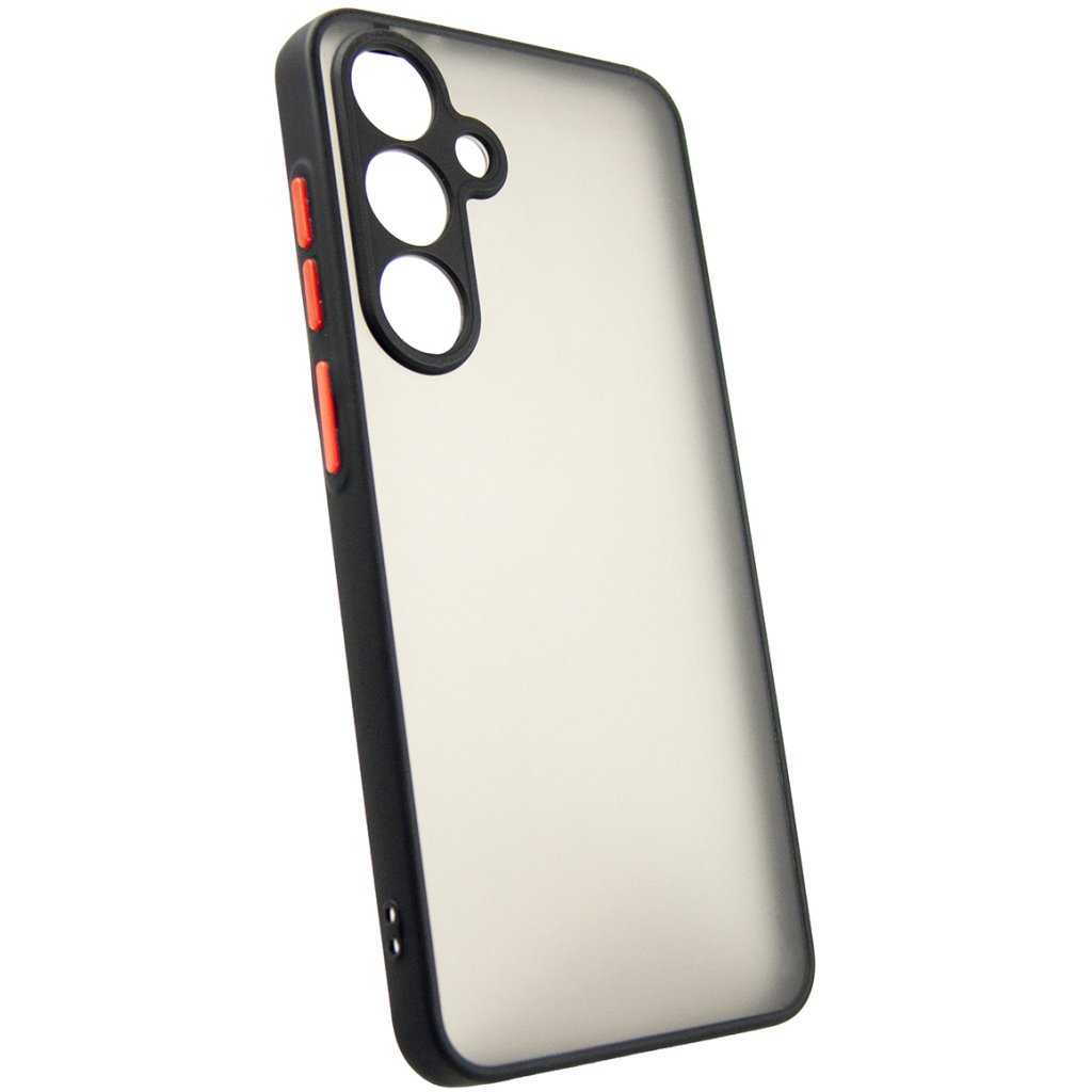 Чохол до мобільного телефона Dengos Matte Samsung Galaxy S24 FE (Black) (DG-TPU-MATT-152)