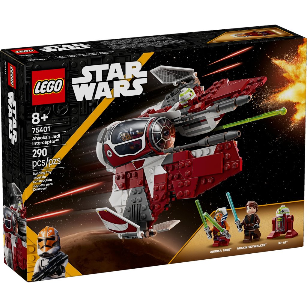 Конструктор LEGO Star Wars Джедайський перехоплювач Асоки (75401)