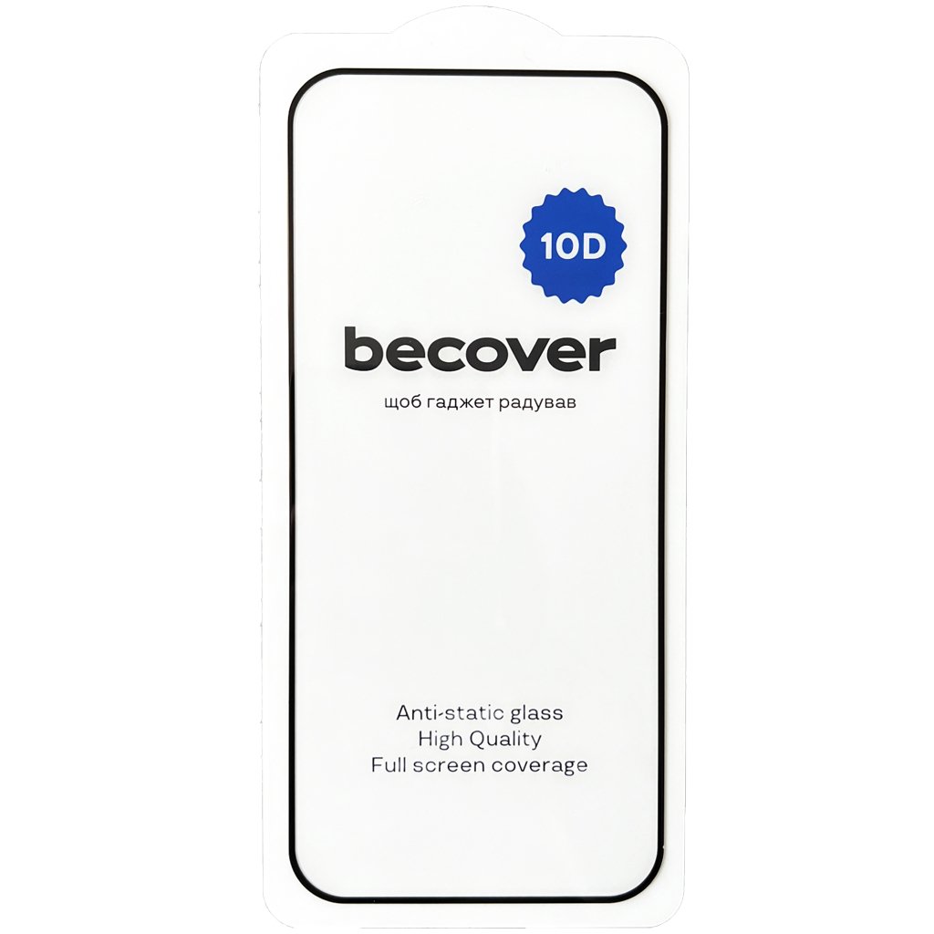 Скло захисне BeCover Xiaomi Redmi Note 14 5G 10D Black (712727)