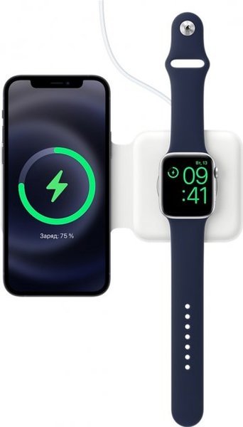 Бездротовий зарядний пристрій Apple MagSafe Duo Charger White (MHXF3ZE/A)