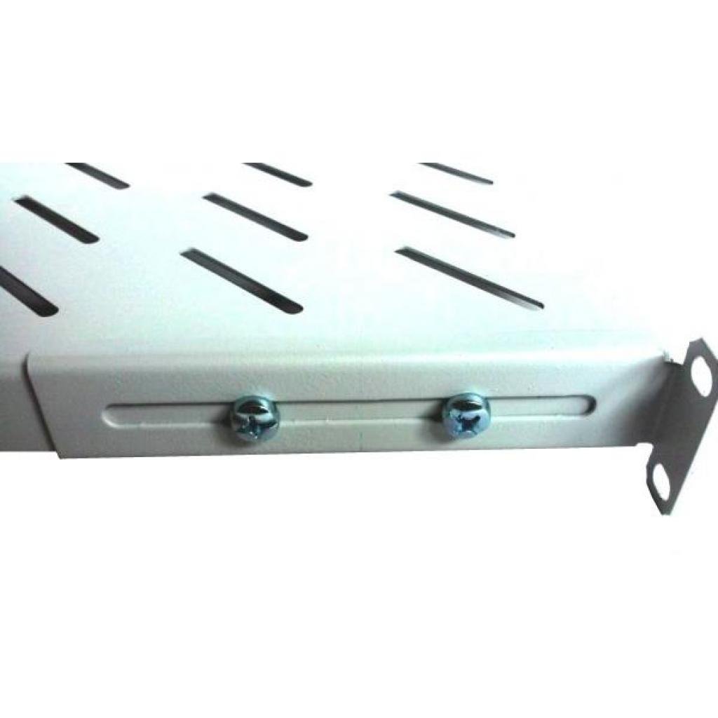 Полка 19″ Hypernet 1U глуб. 600мм, в шкафы глубиной 800мм, цвет серый (U-FS-80)
