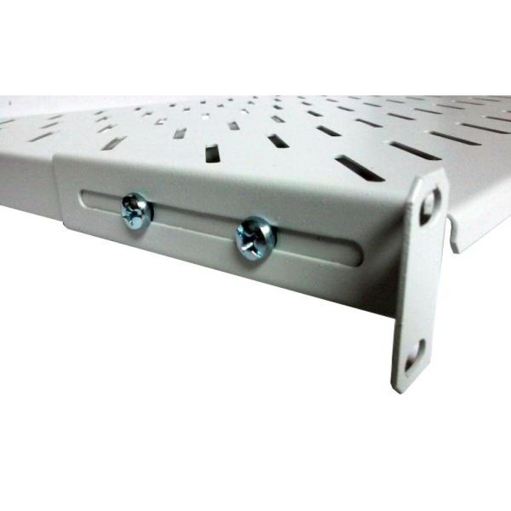 Полка 19″ Hypernet 1U глуб. 600мм, в шкафы глубиной 800мм, цвет серый (U-FS-80)