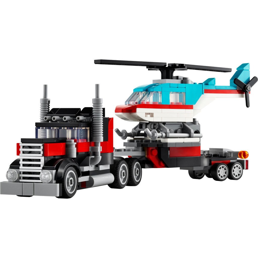 Конструктор LEGO Creator Бортова вантажівка з гелікоптером 270 деталей (31146)