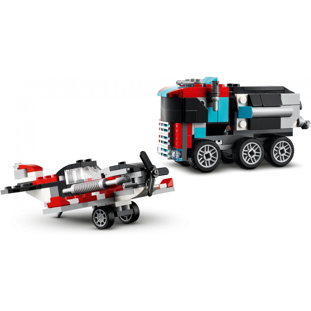 Конструктор LEGO Creator Бортова вантажівка з гелікоптером 270 деталей (31146)