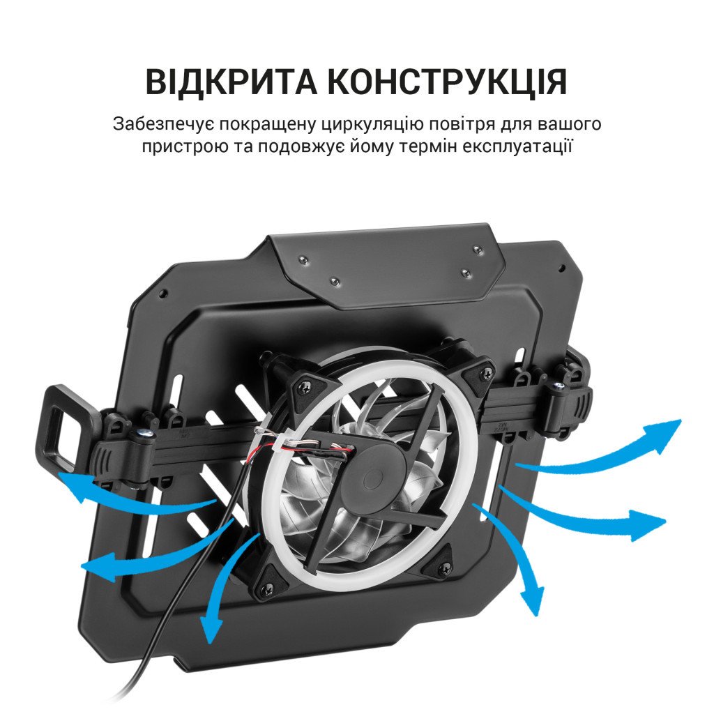 Підставка до ноутбука OfficePro для кронштейнів VESA 75×75,100×100 +RGB (LH474B)