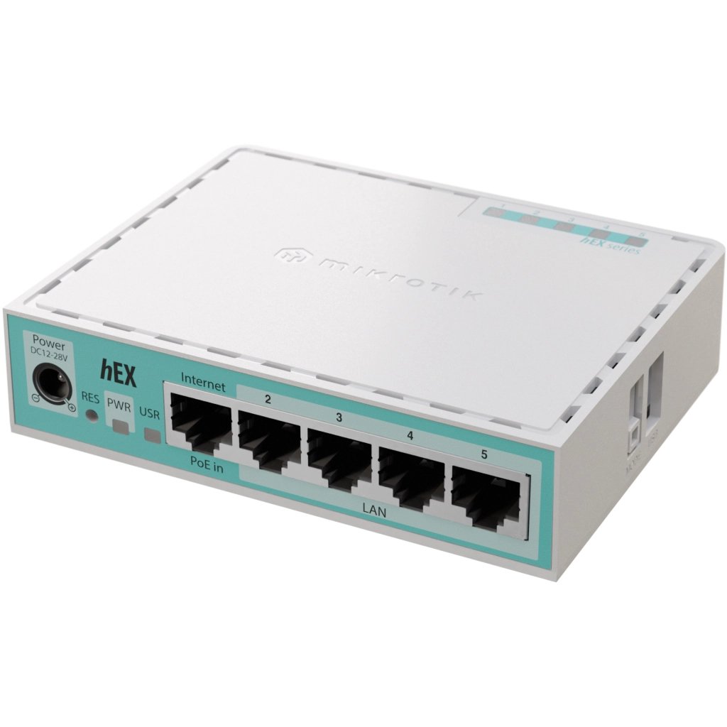 Маршрутизатор Mikrotik hEX refresh 2024 (E50UG), 5×10/100/1000, 1xUSB type A