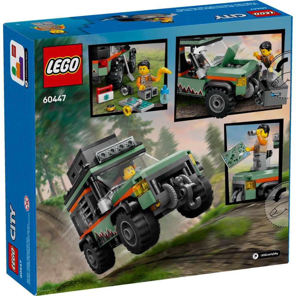 Конструктор LEGO City Позашляхова гірська вантажівка 4×4 (60447)