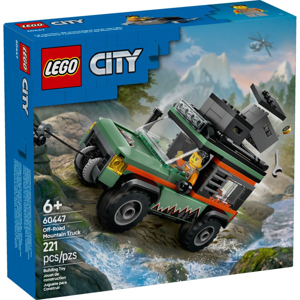 Конструктор LEGO City Позашляхова гірська вантажівка 4×4 (60447)