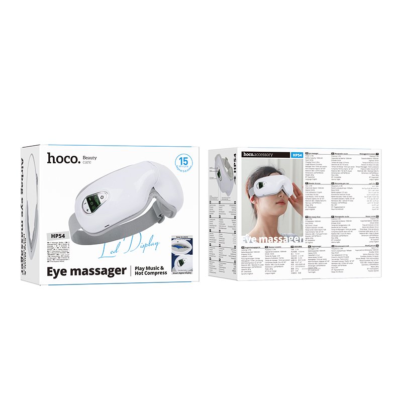 Масажер HOCO HP54 1000 mAh Airbag eye massager White