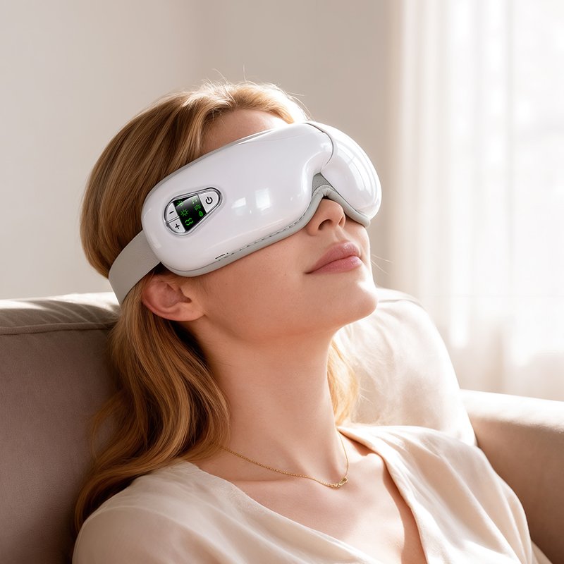 Масажер HOCO HP54 1000 mAh Airbag eye massager White