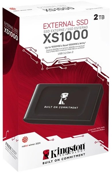 Накопичувач SSD USB Type-C 2TB XS1000 Kingston (SXS1000/2000GA)
