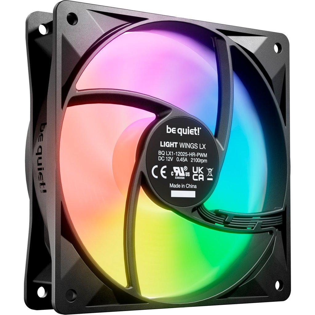 Кулер до корпусу Be quiet! LIGHT WINGS LX 120mm PWM high-speed (BL123)